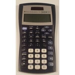 TEXAS INSTRUMENTS TI-30X IIS Scientific Calculator Black / Blue tested